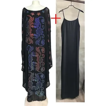 Dámské šaty Dvoudílné šaty dlouhé černá