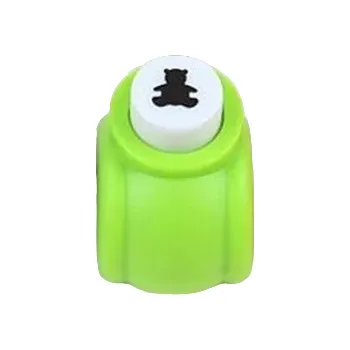Děrovačka Mini děrovačka na papír ve tvaru medvěda Děrovačka tvarující motiv medvěda do papíru Raznice do papíru pro děti Dětská děrovačka s medvědem 3 x 2,5 x 3,2 cm