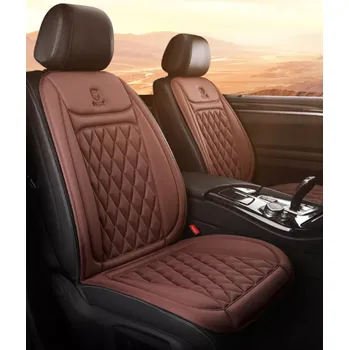 Potah sedadla Vyhřívaný potah sedadla Bavlněný vyhřívaný potah na autosedačky 12 - 24V hnědá