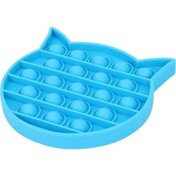 POP IT Pop it antistresová hračka kočka světle modrá