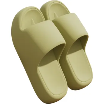 Pánské pantofle Unisex pantofle s extra silnou podrážkou Měkké domácí přezůvky Minimalistický design Tlumí nárazy Přizpůsobí se chodidlu Pohodlí na každý den zelená 38-39