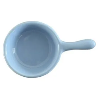 Keramická miska s rukojetí modrá