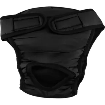Obleček pro psa Hárací kalhotky pro psy Velikost XS Obvod hrudníku 35-45 cm Ochranné kalhotky Pratelné Hygienické kalhotky Nastavitelný pas černá