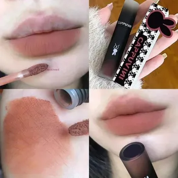 Rtěnka Matná voděodolná rtěnka Matte Lip Mud Tekutá voděodolná rtěnka s matným vzorem 6