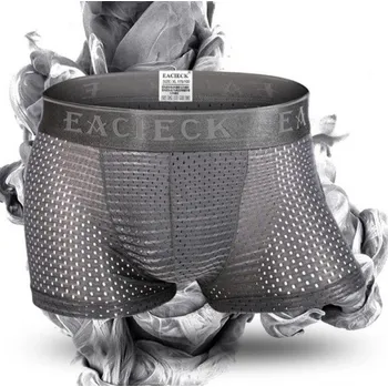 Boxerky Pánské pohodlné boxerky šedá XL