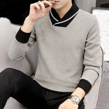 Pánský svetr Pánský svetr F281 světle šedá L 2