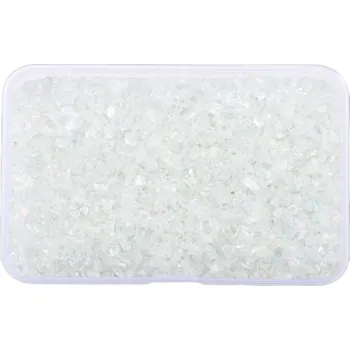 Dekorační kamínky 80 g bílá