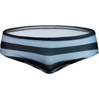 Pánské plavky Pánské pruhované plavky F1034 šedá S