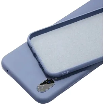 Pouzdro na mobilní telefon Silikonový ochranný kryt pro Xiaomi Redmi Note 7 Pro šedá