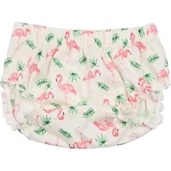 Dívčí spodní prádlo Dětské plenkové kalhotky s plameňáky 9-12 měsíců A