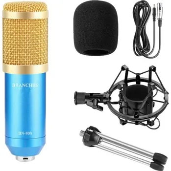 Mikrofon Mikrofon se stojanem K1481 modrá