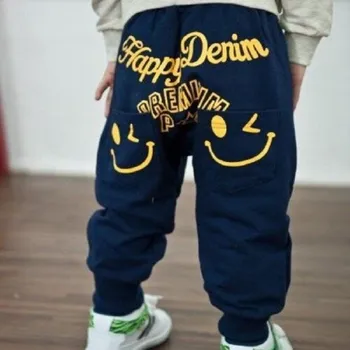 Chlapecké kalhoty Chlapecké tepláky L2268 tmavě modrá 6-7 let