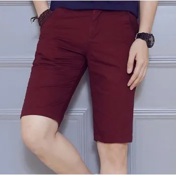 Pánské kraťasy Oliver vínová 34