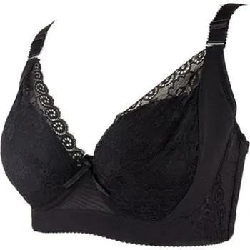 Podprsenka Podprsenka pro větší poprsí s květinami J3065 černá 85D