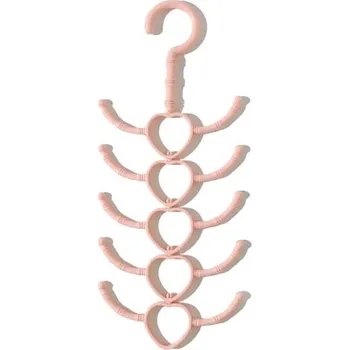 Věšák Věšák na pásky a kravaty C695 růžová