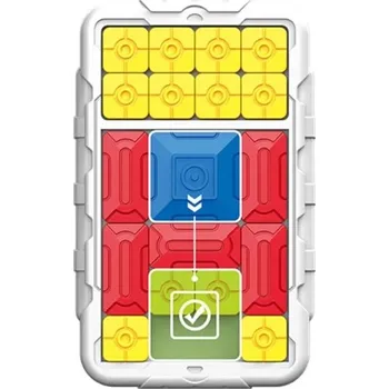 ostatní stavebnice Magnetické posuvné puzzle 20 x 12 cm Logická hra s čísly a obrázky Vzdělávací hlavolam pro děti i dospělé Trénink paměti a myšlení bílá