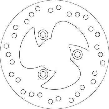 Brzda pro motocykl brzdový kotouč, NEWFREN APRILIA Mojito 125 (Custom) 2002-2004