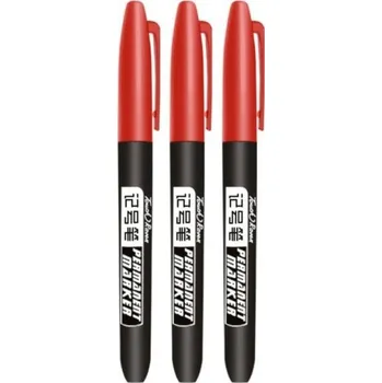 Voděodolný značkovací fix 3 ks červená