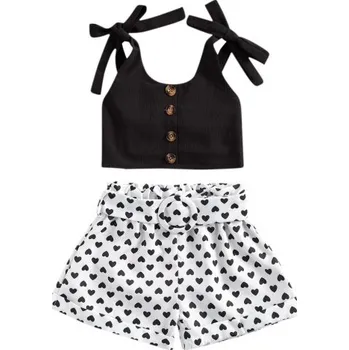 Dívčí top a kraťasy L1237 12-24 měsíců A