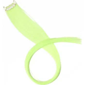 Clip in příčesek 50 cm G3011 neonová žlutá