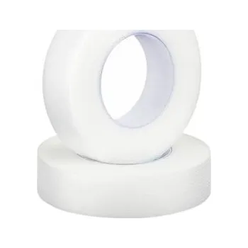 Páska na řasy pro prodlužování řas 1,2 cm x 9 m Prodyšná a voděodolná páska Lehká manipulace Snadno trhatelná bez nůžek Pomůcka pro řasy