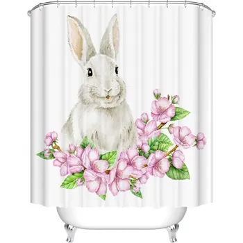 Sprchový závěs Sprchový závěs velikonoční zajíc S 2