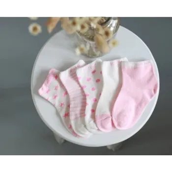 Dětské ponožky - 5 párů A1494 růžová 12-24 měsíců