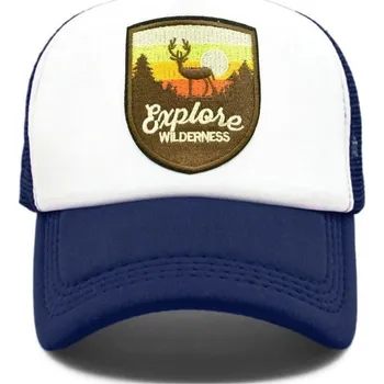 Kšiltovka Trucker kšiltovka s jelenem tmavě modrá