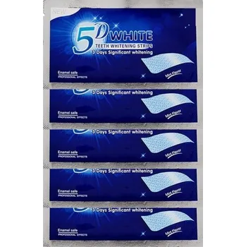 Přípravek na bělení zubů Bělící pásky na zuby 5 párů V101