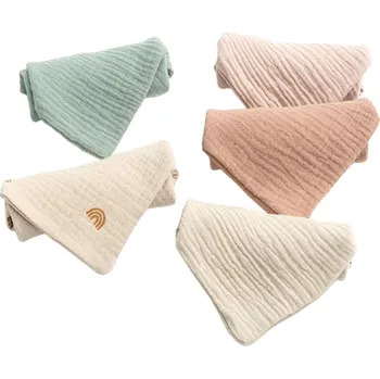 Dětské mycí žínky Bavlněné dětské ručníky na obličej Sada žínek 5 ks 23 x 23 cm 19