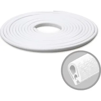 Lišta karosérie Ochranná lišta na dveře auta bílá 5 m