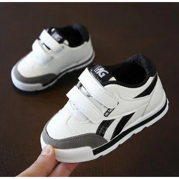 Dívčí tenisky Dětské kožené tenisky A1619 bílá 26