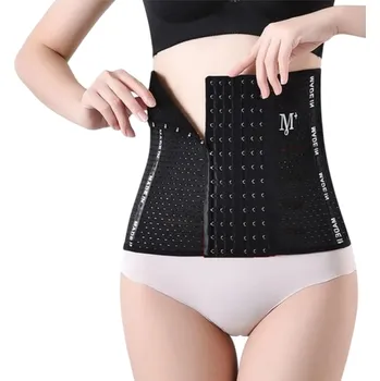 Korzet Modelovací pás kolem pasu Zeštíhlující korzet pro ženy Stahovací pás na tvarování těla Kompresní pás pro štíhlejší siluetu Podpora držení těla černá S