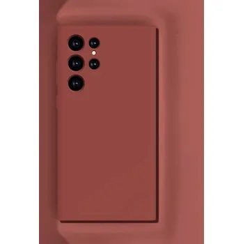 Pouzdro na mobilní telefon Silikonový kryt na Samsung A34 hnědá