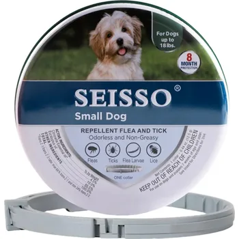 Obojek pro psa Obojek pro menší psy proti parazitům Antiparazitní ochrana Nastavitelný obojek pro psy Obojek proti klíšťatům a blechám v obalu 38 cm