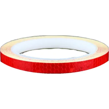 Reflexní cyklistická páska červená