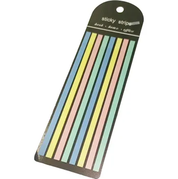 Samolepící bloček Samolepicí dlouhé štítky 160 lístků 2