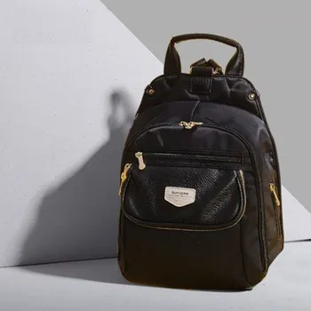 Přebalovací taška Plenkový batoh černá L