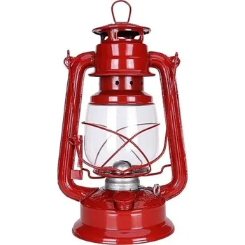 Svícen Lampa petrolejová 19 cm červená