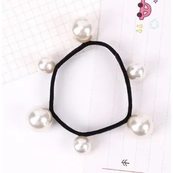 Gumička do vlasů s perlami 1