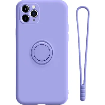 Pouzdro na mobilní telefon Ochranný kryt s magnetem pro Xiaomi Redmi Note 9S fialová