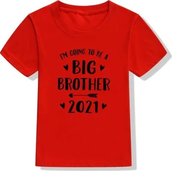 Dívčí oblečení Dětské tričko pro sourozence B1510 červená 4 A