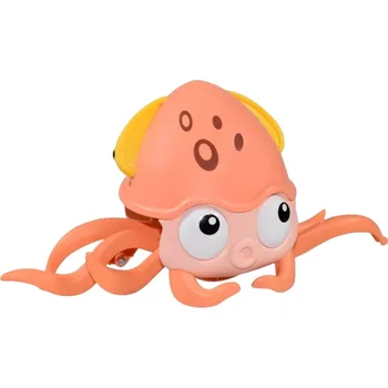 Hračka pro nejmenší Interaktivní chobotnice růžová