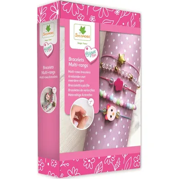 Výtvarná sada Výroba šperků - mini víceřadové náramky
