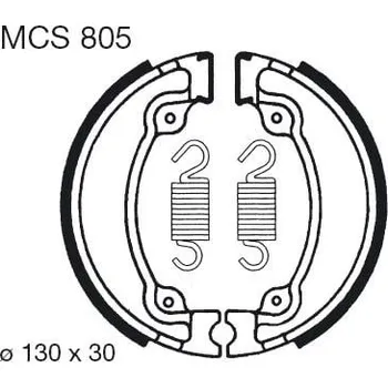 Motodíl Brzdové čelisti LUCAS MCS 805 HONDA XL 600 V Transalp 1987-1990