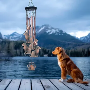 Zahradní dekorace BAF Zvonkohra Pes. Délka 65 cm