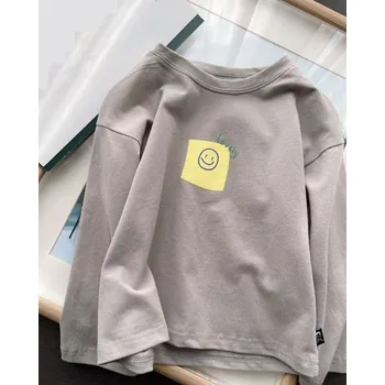 Dětské tričko s dlouhým rukávem T2536 šedá 12