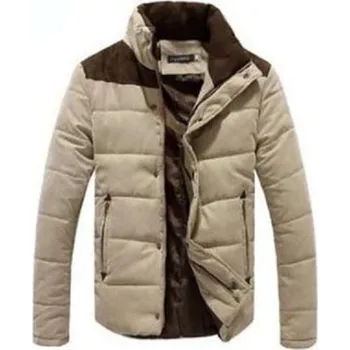 Pánská polstrovaná zimní bunda J2609 khaki L