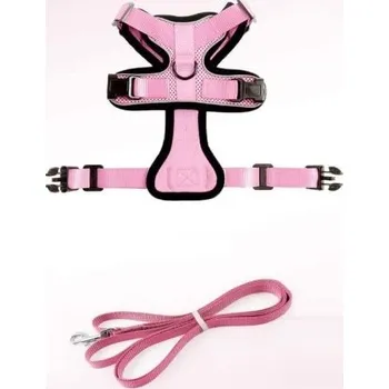 tréninková pomůcka pro psa Postroj pro kočky růžová XS