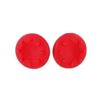 Herní konzole 2x náhradní gumička na analogové páčky (PS3/PS4/X360) červená